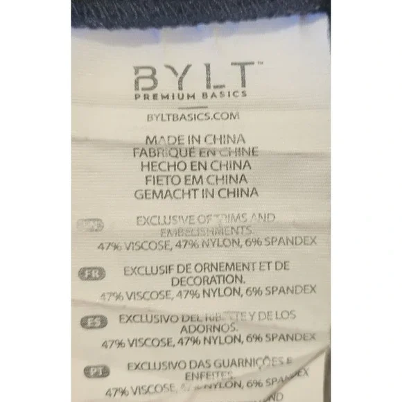 BYLT Premium Basics Everyday Pant 2 2.0 Mens 38T Tall Black Performance EUC - Picture 12 of 14